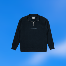 Load image into Gallery viewer, Seeing in Blue Half-zip Sweatshirt
